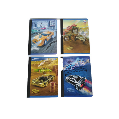 CUADERNO COSIDO 200 PAG. CROSS RACING
