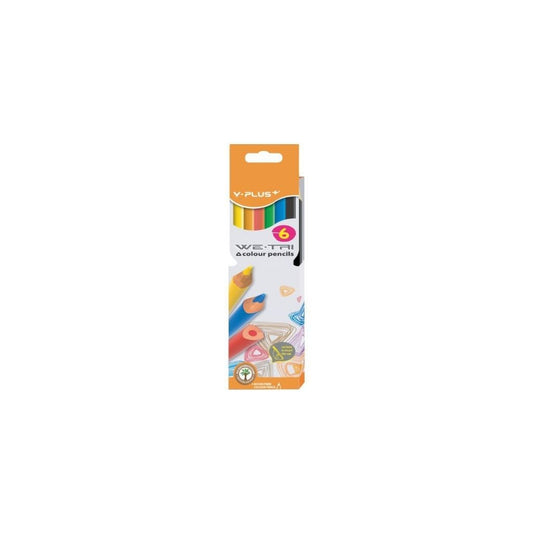 LAPICES DE COLORES WE-TRI  6/1 BL PAQ. 24