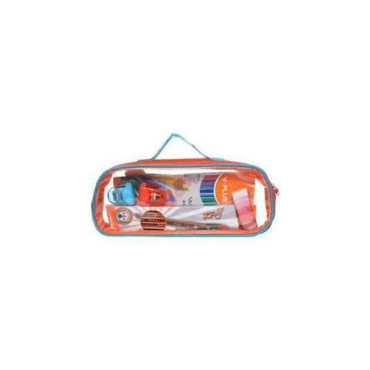 JUEGO ESCOLAR C/ESTUCHE P/LAPICES PAQ. 36