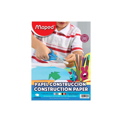 PAPEL CONSTRUCCION ( 9 X 12) 48/1 Surtido PAQ. 48