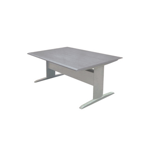 MESA P/REUNION INDIRA (28X72) GRIS C/TOPE MELAMINA UNIDAD 1