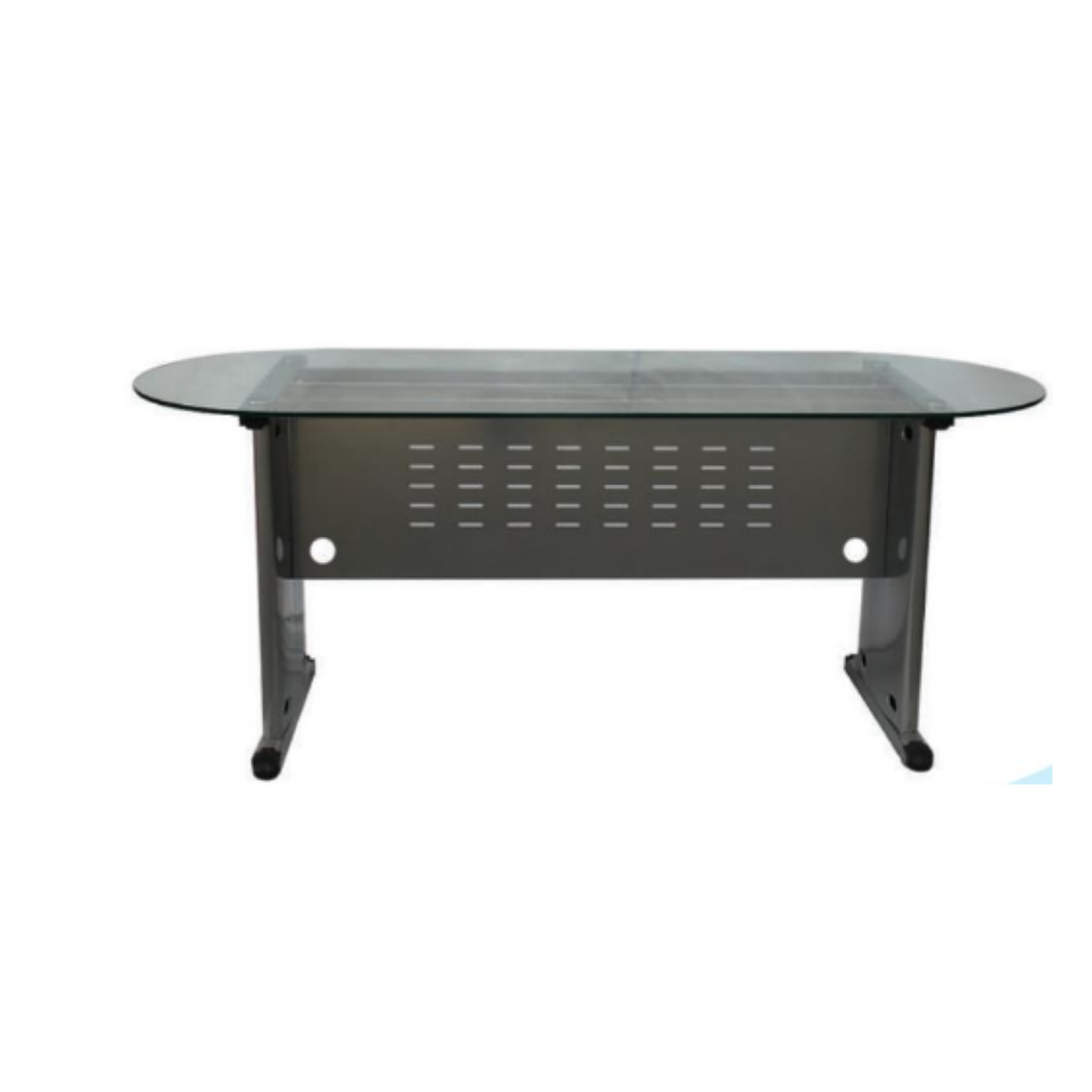 MESA P/REUNION VAL (28X72) GRIS T/CRISTAL UNIDAD 1