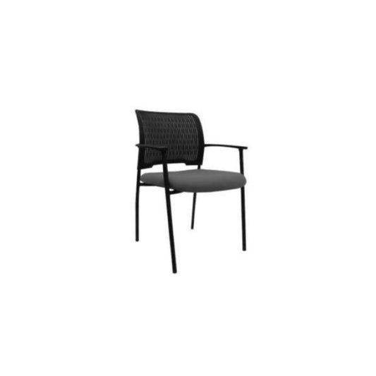 SILLA P/VISITANTE DE METAL C/B TAPIZADA GRIS UNIDAD 1