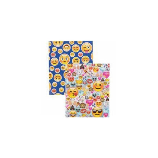 FOLDERS P/CARPETAS C/BOLSILLO EMOJI PAQ. 25