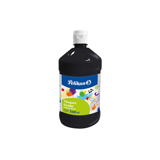 TEMPERA EN BOTELLA  500 ML NEGRO 742/500 NR.11