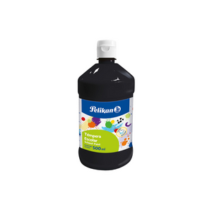 TEMPERA EN BOTELLA  500 ML NEGRO 742/500 NR.11 UNIDAD 1