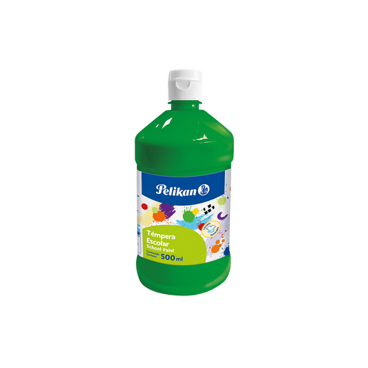 TEMPERA EN BOTELLA  500 ML VERDE 742/500 NR.155
