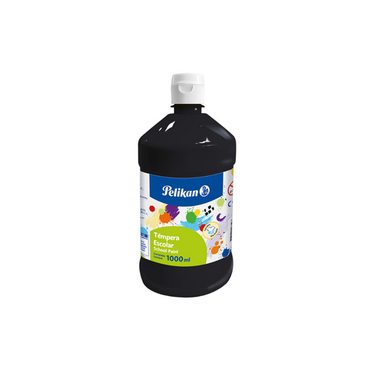 TEMPERA EN BOTELLA 1000ML NEGRO 742/1000 NR.11 UNIDAD 1