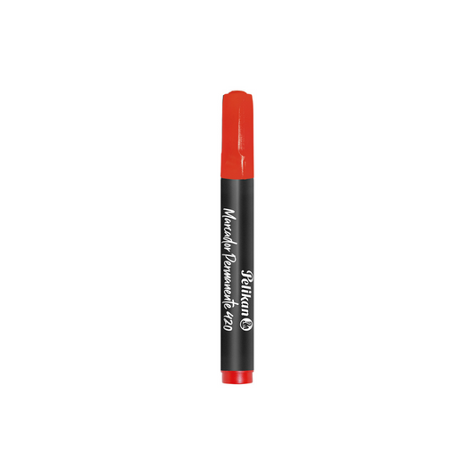 MARCADOR PERMANENTE ROJO PAQ. 10