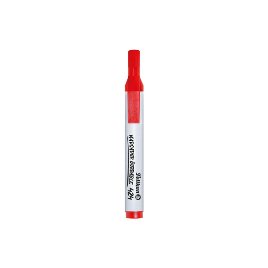 MARCADOR BORRABLE P/PIZARRA 424 ROJO PAQ. 10