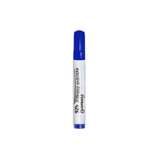 MARCADOR BORRABLE P/PIZARRA 426 AZUL PAQ. 10