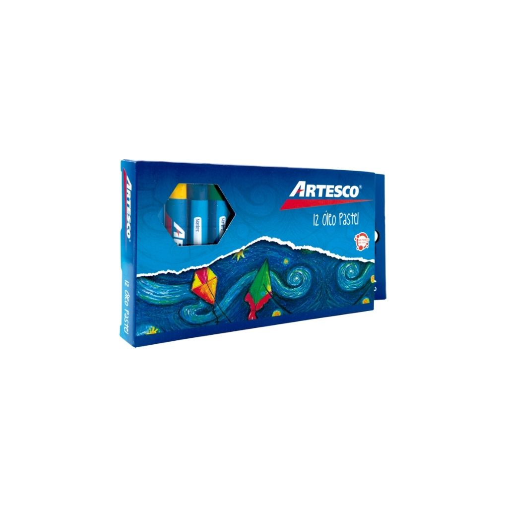 JUEGO OLEO PASTEL JUMBO 12/1 BL PAQ. 24