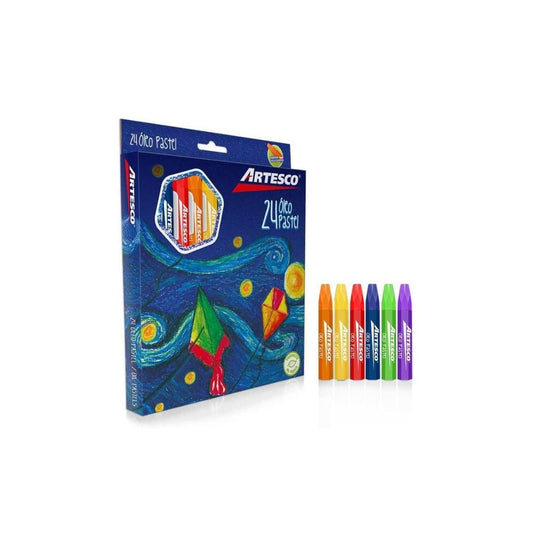 JUEGO OLEO PASTEL JUMBO 24/1 BL PAQ. 24