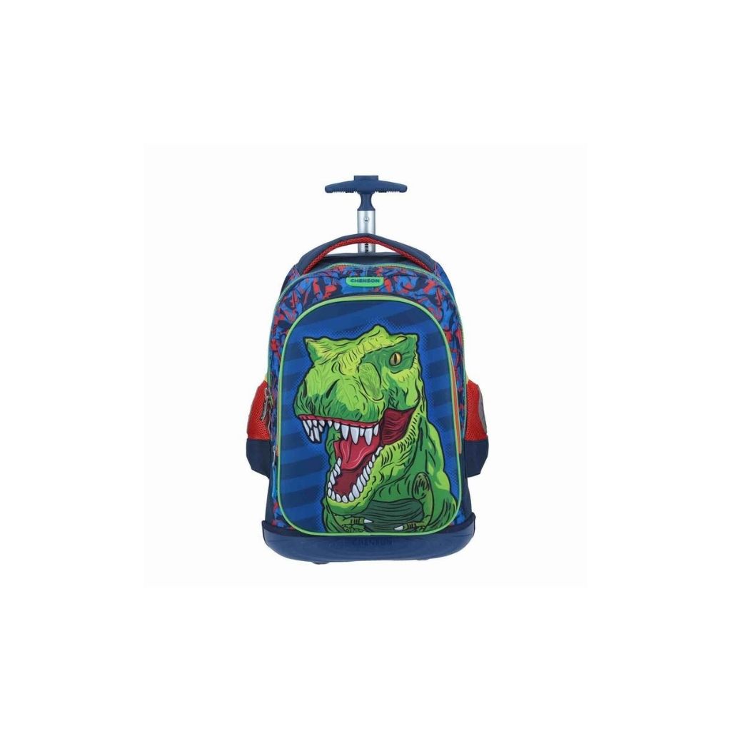 MOCHILAS C/RUEDA CHENSON GDE. SAURIO AZUL IXX UNIDAD 1