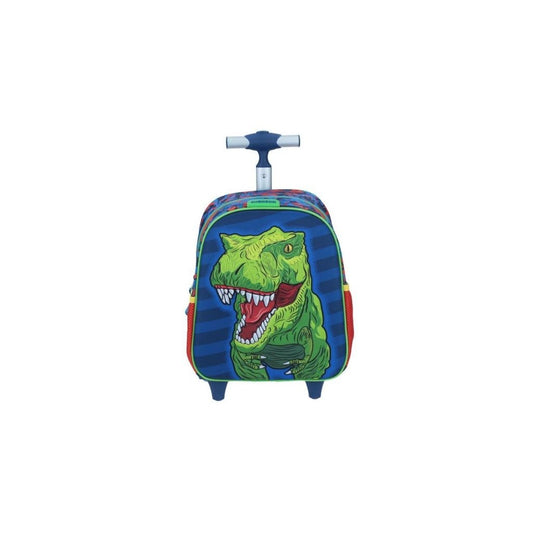 MOCHILAS C/RUEDAS CHENSON PEQ. SAURIO AZUL IXX