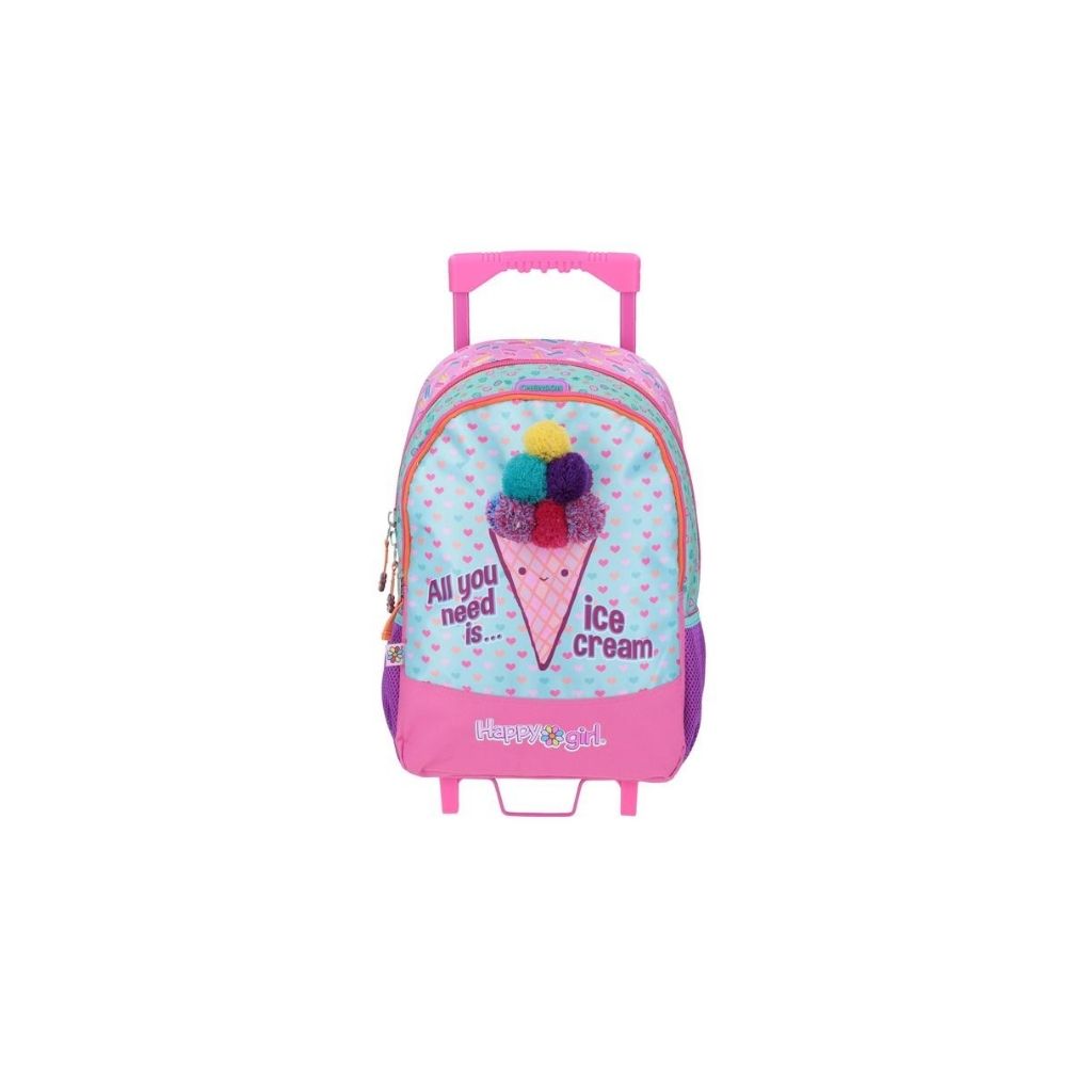 MOCHILAS C/RUEDA CHENSON GDE. KEGEL ROSADA IXX