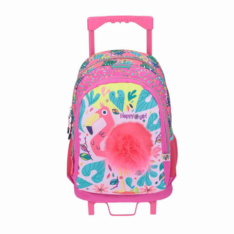 MOCHILAS C/RUEDAS CHENSON GDE. MINGO ROSADA IXX LIQ PAQ. 6