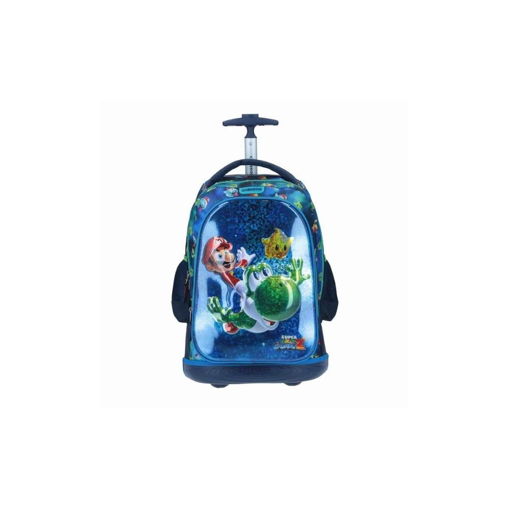 MOCHILAS C/RUEDA CHENSON GDE. MARIO B. GLOW AZUL IXX LIQ UNIDAD 1