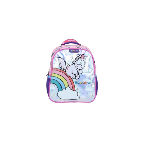 MOCHILAS CHENSON PEQUEÑA TRAK THEODOR ROSADO IXX PAQ. 6