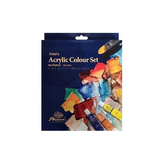 JUEGO DE ACRILICA 12ML 24/1 BLISTER UNIDAD 1