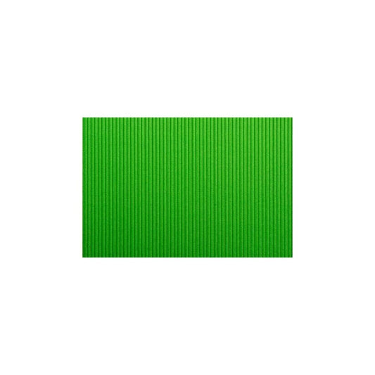 CARTON CORRUGADO (20 X 26) VERDE CLARO PAQ. 10