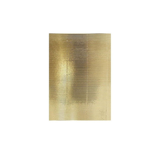 CARTON CORRUGADO METALICO (20 X 26) DORADO PAQ. 10