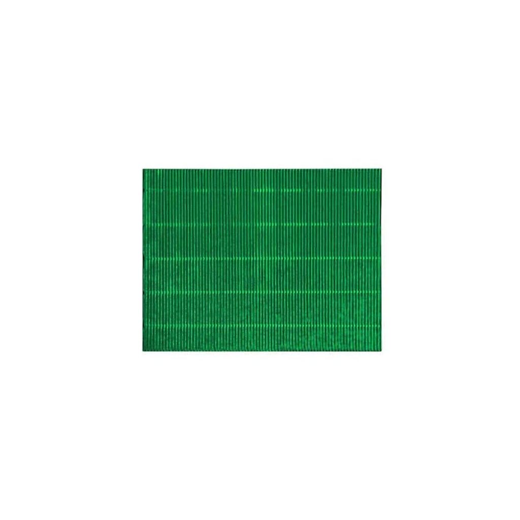CARTON CORRUGADO METALICO (20 X 26) VERDE PAQ. 10