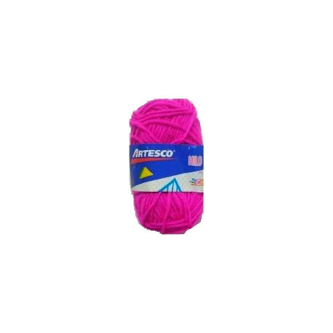 HILO DE LANA 15GR ROSADO FUSCIA PAQ. 20