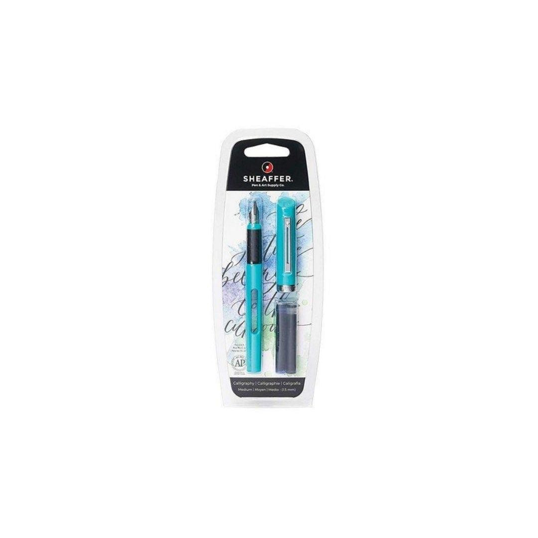 PLUMA FUENTE SHEAFFER CALIGRAFICAS BLUE C/REFILL BLISTER UNIDAD 1