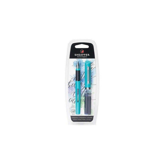 PLUMA FUENTE SHEAFFER CALIGRAFICAS BLUE C/REFILL BLISTER UNIDAD 1