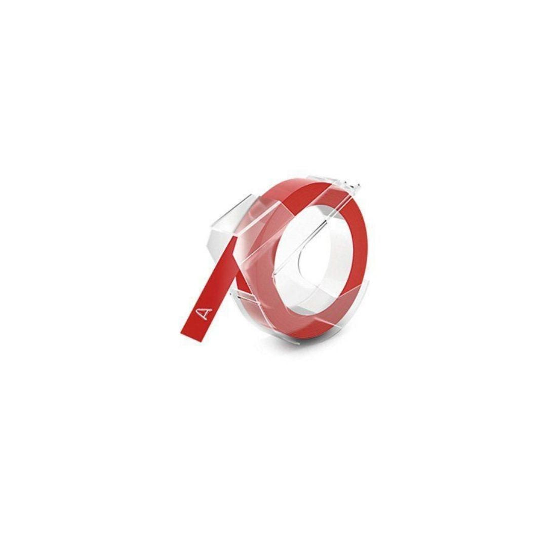 CINTAS P/ROTULADORA 3/8 ROJA (3 mt) PAQ. 10