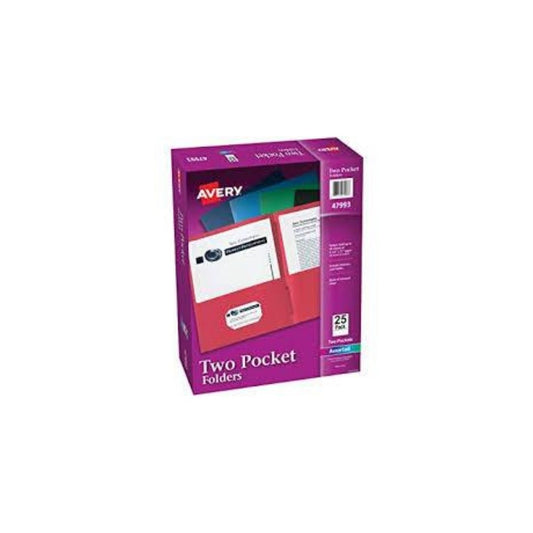 FOLDERS P/CARPETAS C/BOLSILLOS SURT. PAQ. 25