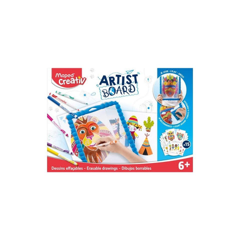 TABLERO ARTISTICO DIBUJOS BORRABLES 6+ PAQ. 4