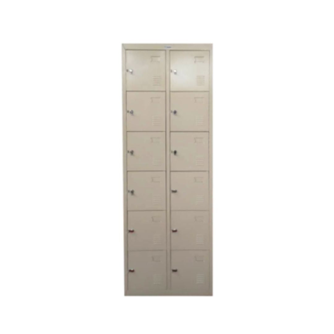 LOCKER FAMILIA SATURNO C/12 P. (24X73X15.5) GRIS UNIDAD 1