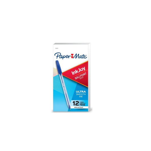 BOLIGRAFOS INKJOY  50 CLEAR  2/1 AZUL  BLISTER BLANDO