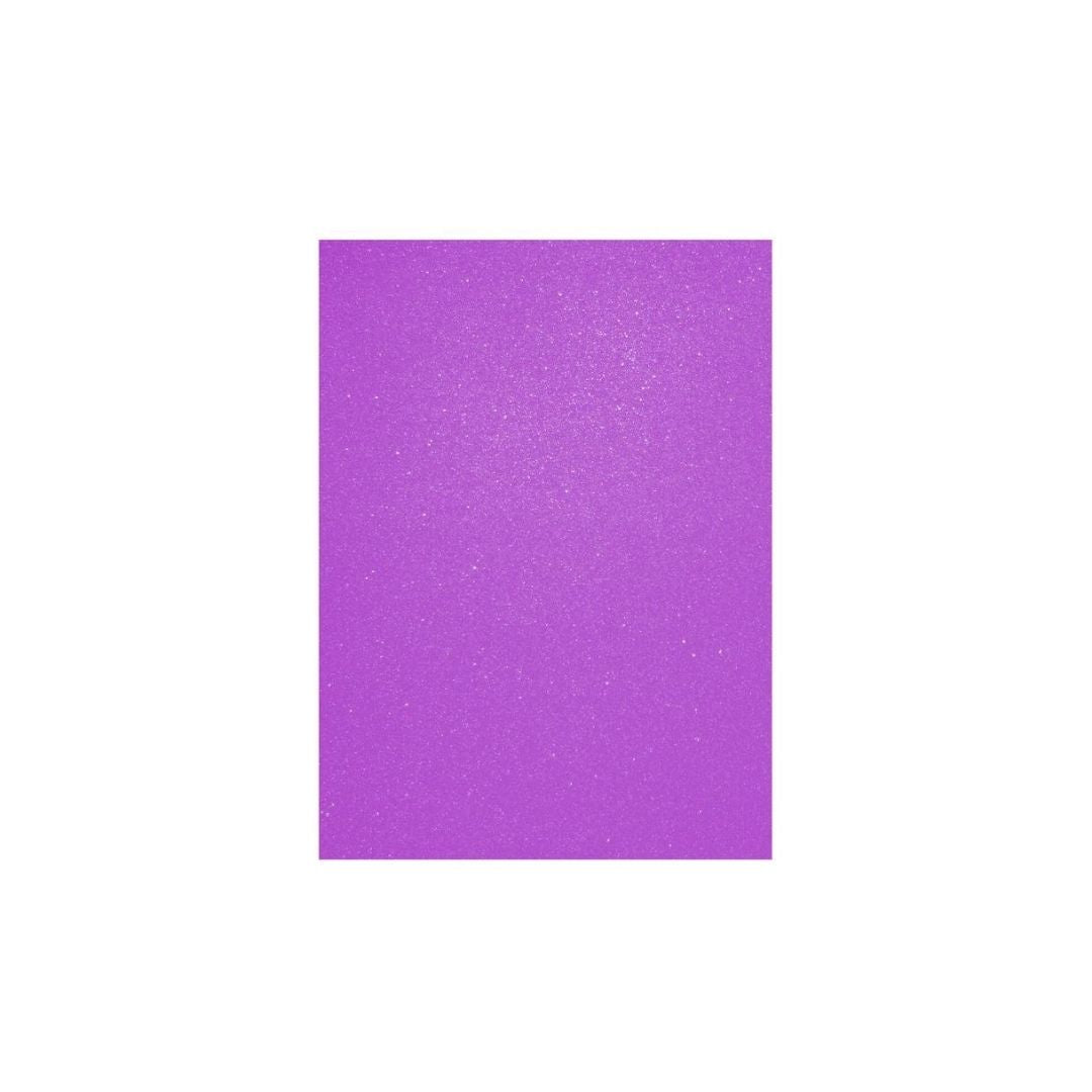 FOAMY ARTESCO GLITTER EVA (8.5 X 11)  PURPURA/LIMON PAQ. 10