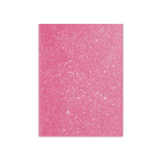 FOAMY ARTESCO GLITTER EVA (8.5 X 11)  ROSA PAQ. 10