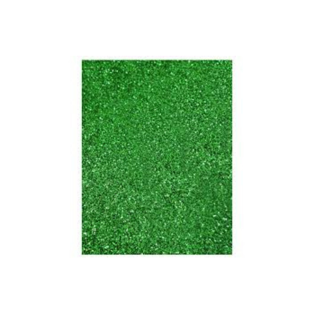 FOAMY ARTESCO GLITTER EVA (8.5 X 11)  VERDE OSC. PAQ. 10