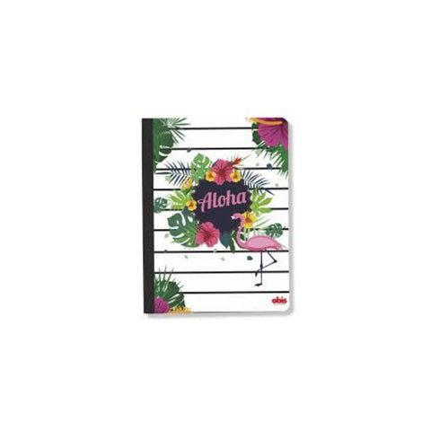 CUADERNO COSIDO 200 PAG. ALOHA PAQ. 27