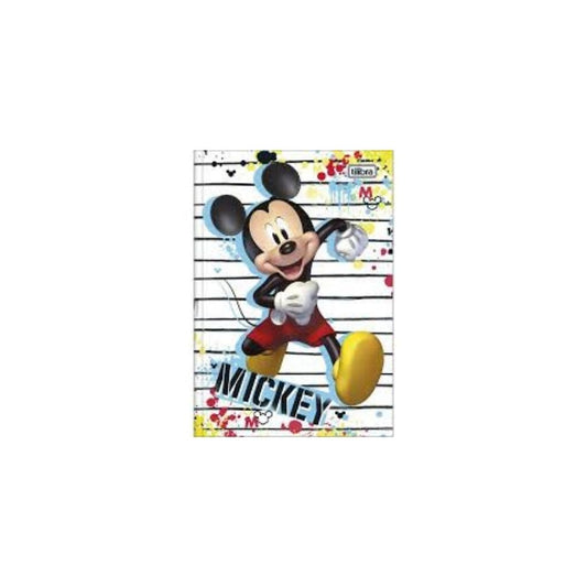 CUADERNOS DE APUNTE COSIDO (5.5 X 8) MICKEY 80H PAQ. 10