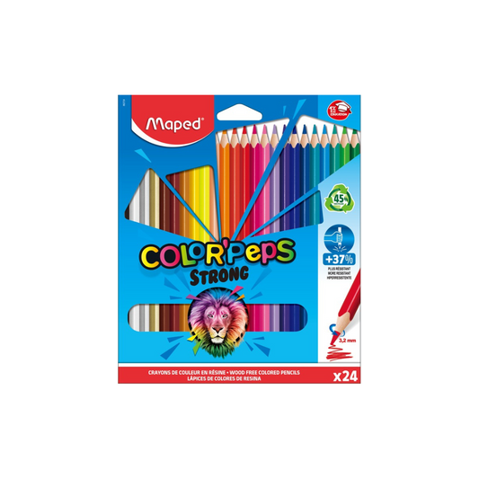 JUEGO LAPICES COLORES STRONG 24/1 BLISTER