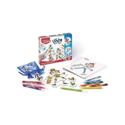 JUEGOS CREATIVOS, COLOR & PLAY MIX-MACTH - PUZZLE MIX&MATCH UNIDAD 1