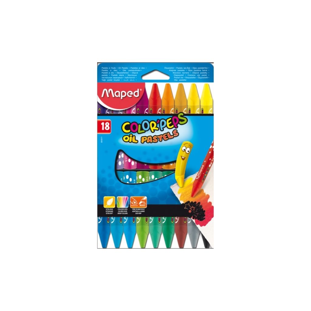 JUEGO DE PASTELES EN ACEITE EXTRA SUAVE 18/1 BLISTER PAQ. 12