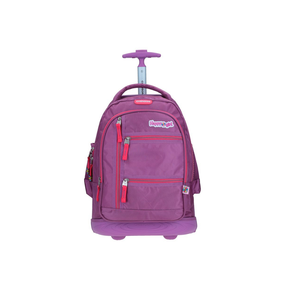 MOCHILAS C/RUEDAS LUMINICAS CHENSON AVELLANA ROSA XX UNIDAD 1