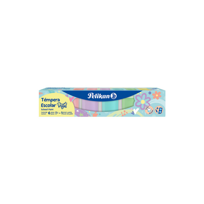 JUEGO TEMPERA PASTEL 6/1 20ML Surtida UNIDAD 1