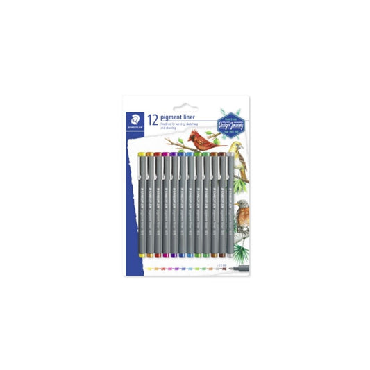 JUEGO DE FELPAS LINER 0.5mm 12/1 SURTIDOS BL