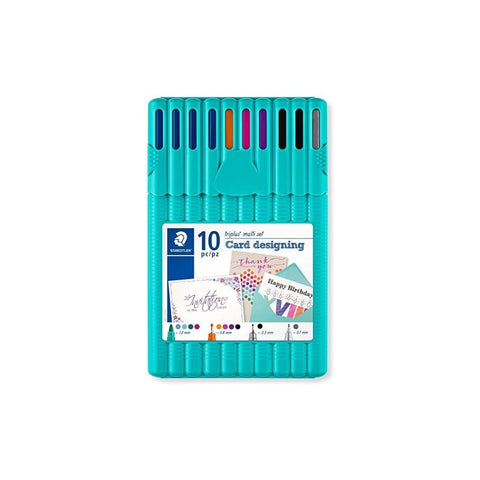 JUEGO FELPAS TRIPLUS FINELINER CARD D. 10/1 PAQ. 10