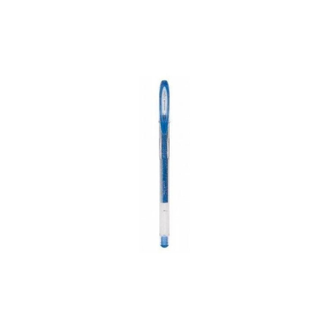 BOLIGRAFOS GLITTER SIGNO SPARKLING AZUL PAQ. 12