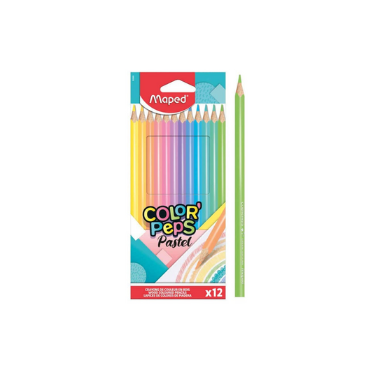 JUEGO LAPICES DE COLORES PASTEL 12/1 BLISER