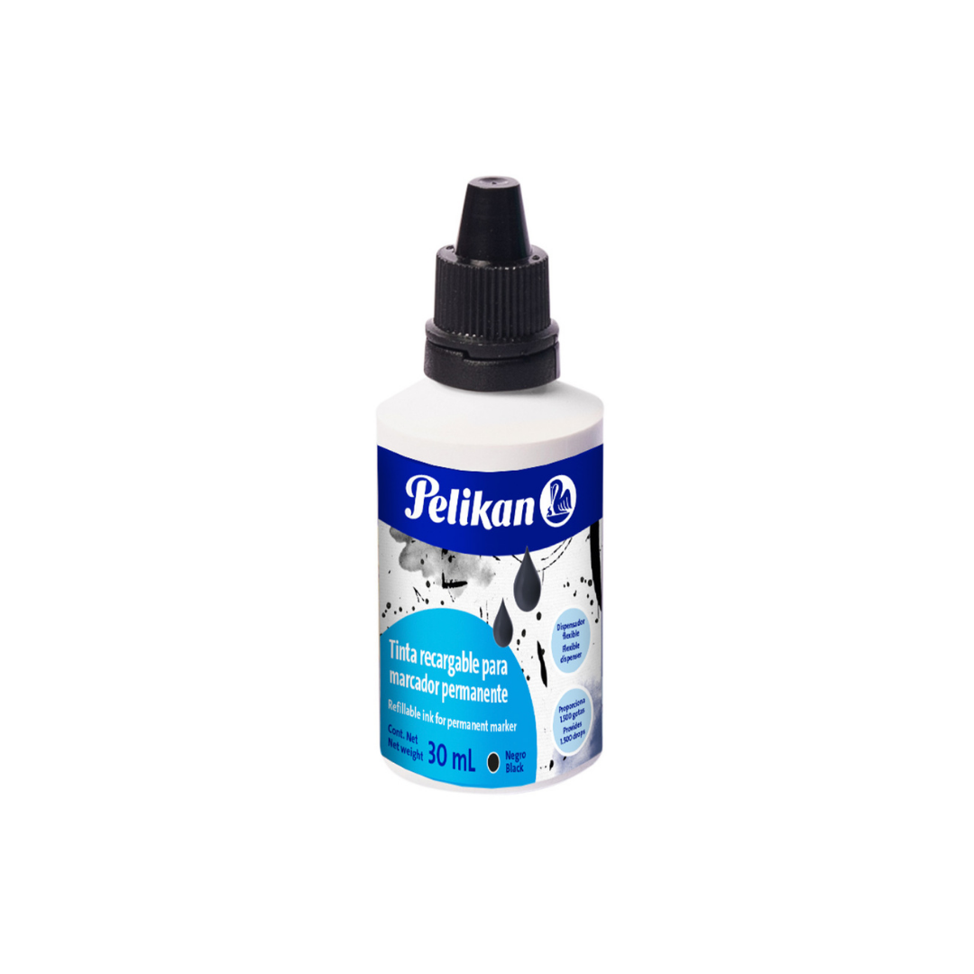 TINTA PERMANENTE P/RECARGA 30ML NEGRA